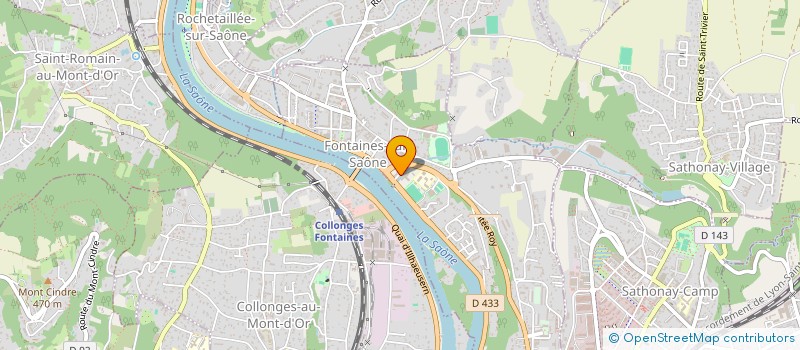 localisation de l'entreprise MONSIEUR TYGEANNI BENAMER  FONTAINES-SUR-SAONE