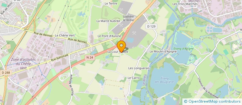 localisation de l'entreprise MONSIEUR TYLER BERTHAUX  LE RHEU