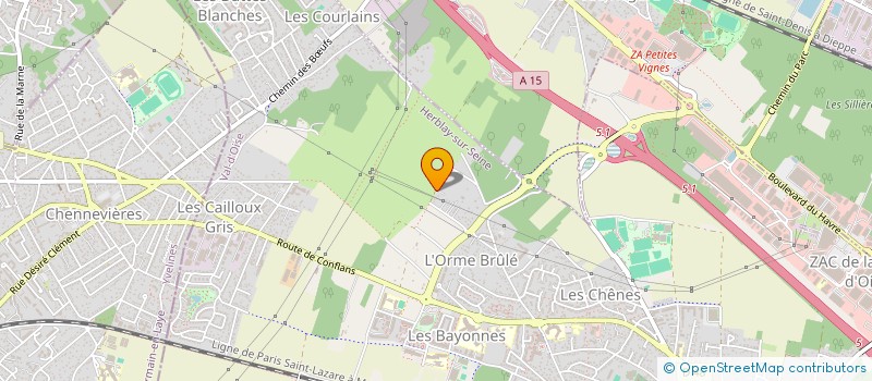 localisation de l'entreprise MONSIEUR TYLER CASSAGRAND  HERBLAY-SUR-SEINE