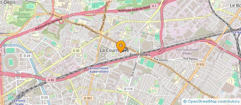 localisation de l'entreprise MONSIEUR TYLER GODICHE à LA COURNEUVE