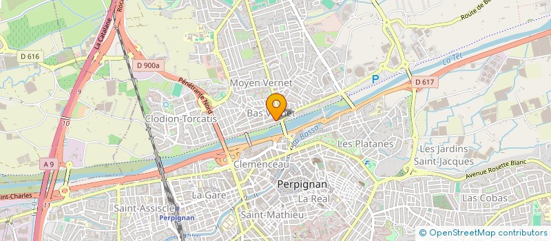 localisation de l'entreprise MONSIEUR TYLER ROUSSELIN  PERPIGNAN