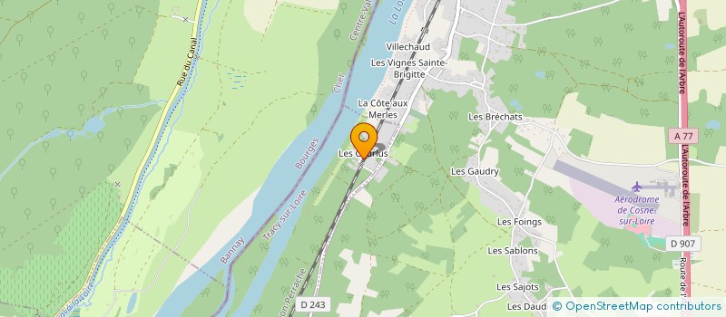 localisation de l'entreprise MONSIEUR TYLLER GAUDELET  POUILLY-SUR-LOIRE