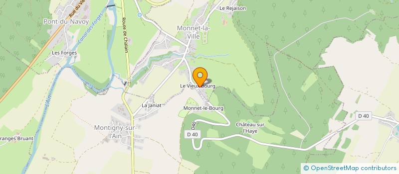 localisation de l'entreprise MONSIEUR TYMEHO OLIVIER  MONNET-LA-VILLE