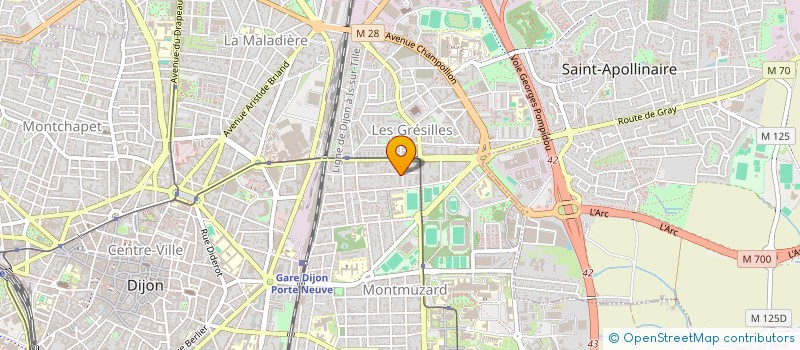 localisation de l'entreprise MONSIEUR TYMEO NOBLE  DIJON