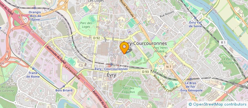 localisation de l'entreprise MONSIEUR TYMOTHE CASTELLA  EVRY-COURCOURONNES