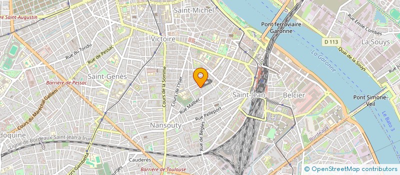 localisation de l'entreprise MONSIEUR TYRICK RODIER VERGEROLLE  BORDEAUX