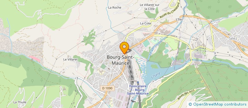 localisation de l'entreprise MONSIEUR TYRONE PINNOY à BOURG-SAINT-MAURICE