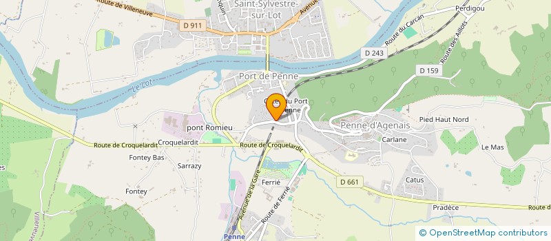 localisation de l'entreprise MONSIEUR TYSON AMPOULIE  PENNE-D'AGENAIS