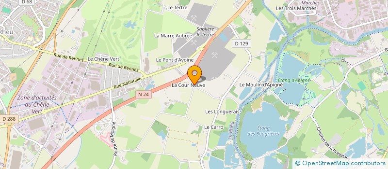 localisation de l'entreprise MONSIEUR TYSON BERTHAUX à LE RHEU