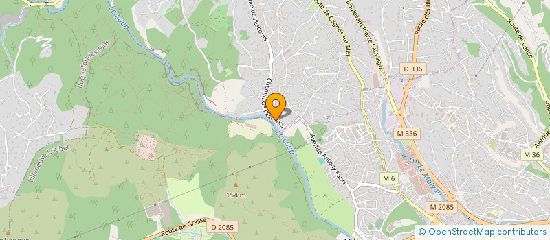 localisation de l'entreprise MONSIEUR TYSON MODESTE à LA COLLE-SUR-LOUP