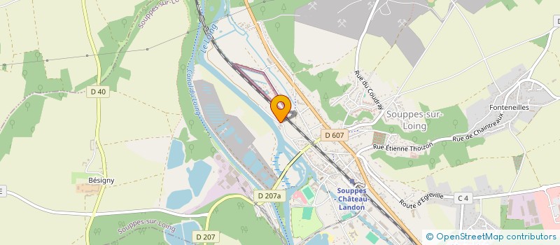 localisation de l'entreprise MONSIEUR TYSON MONIN  SOUPPES-SUR-LOING