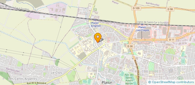 localisation de l'entreprise MONSIEUR TYSON MOUCHE à PLAISIR