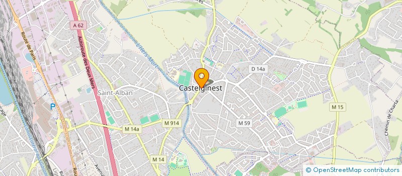 localisation de l'entreprise MONSIEUR TYSON ZANELLY  CASTELGINEST