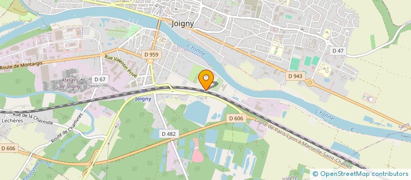 localisation de l'entreprise MONSIEUR TYZON CAPELLO  JOIGNY