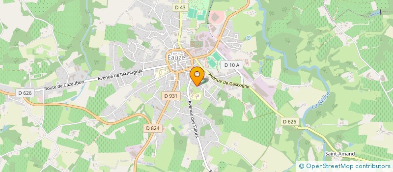 localisation de l'entreprise MONSIEUR UALINA MALAININ SADNA  EAUZE