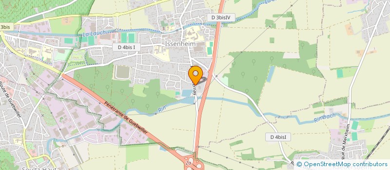 localisation de l'entreprise MONSIEUR UBALDO CALDARELLA  ISSENHEIM