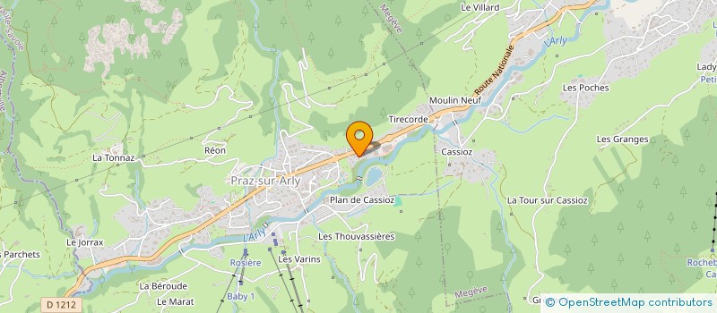 localisation de l'entreprise MONSIEUR UBALDO CASTILLO GELABERT  PRAZ-SUR-ARLY