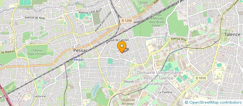 localisation de l'entreprise MONSIEUR UBALDO PISTOLESI à PESSAC