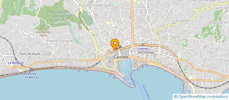 localisation de l'entreprise MONSIEUR UBOMIR SKALUSEVIC à CANNES