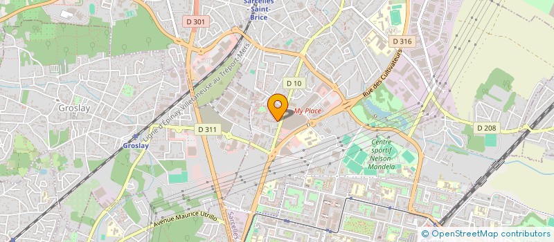 localisation de l'entreprise MONSIEUR UCHE IRECHUKWU  SARCELLES