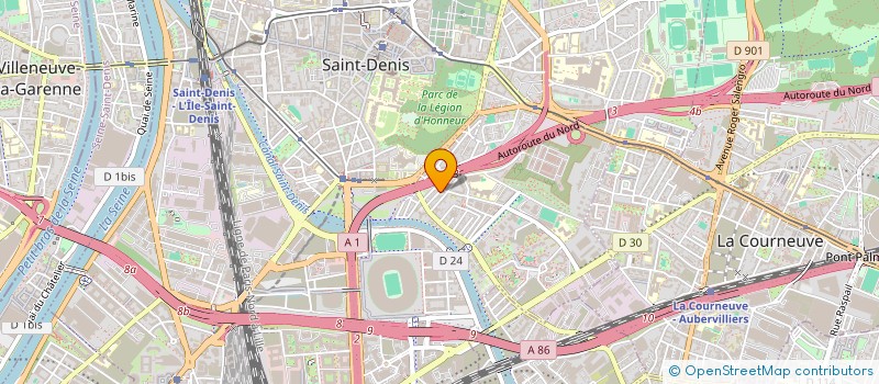 localisation de l'entreprise MONSIEUR UDDIN BURHAN  SAINT-DENIS