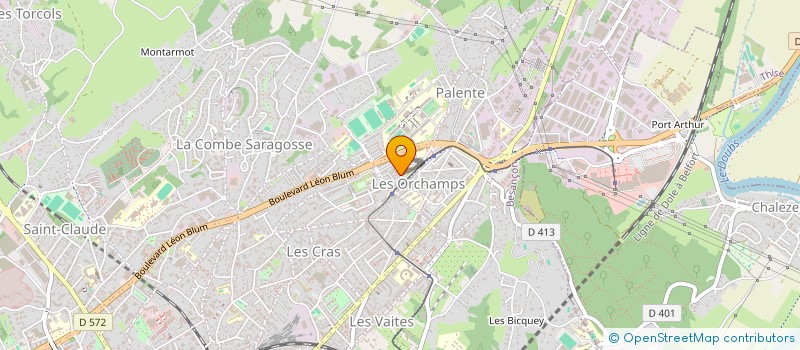 localisation de l'entreprise MONSIEUR UDDIN JALAL  BESANCON