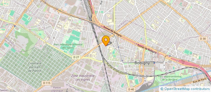 localisation de l'entreprise MONSIEUR UDDIN SHAMIM  BOBIGNY