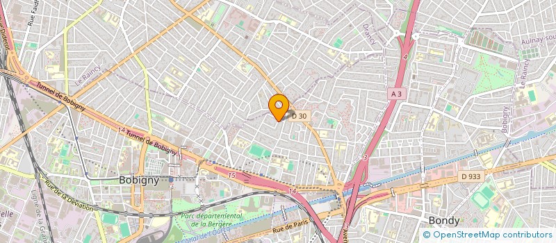 localisation de l'entreprise MONSIEUR UDERSON CADESTIN  BOBIGNY