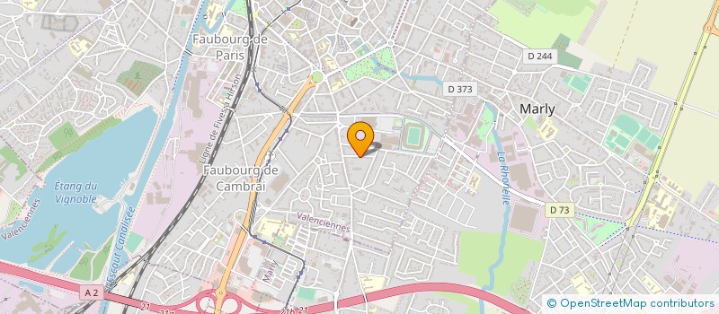 localisation de l'entreprise MONSIEUR UDO ZIMMERMANN  VALENCIENNES