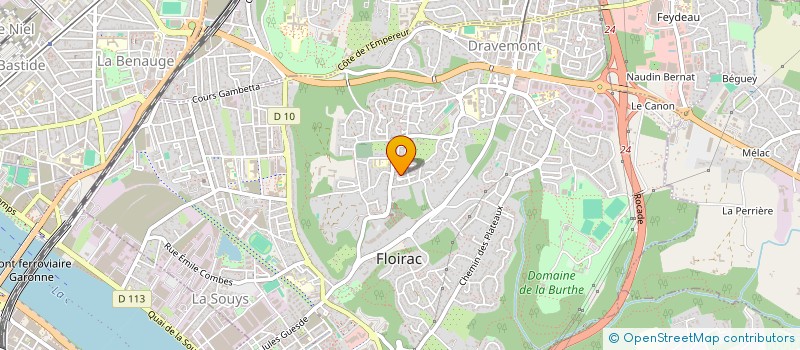 localisation de l'entreprise MONSIEUR UFUK AKKAYA  FLOIRAC