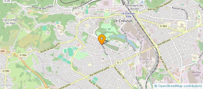 localisation de l'entreprise MONSIEUR UFUK GULEC  LE CREUSOT