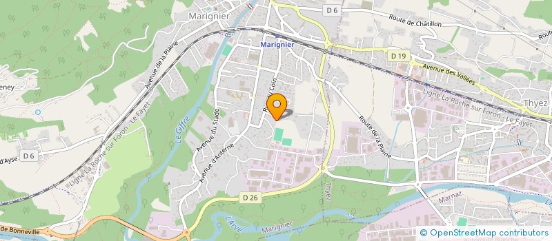 localisation de l'entreprise MONSIEUR UFUK KARATEPE à MARIGNIER