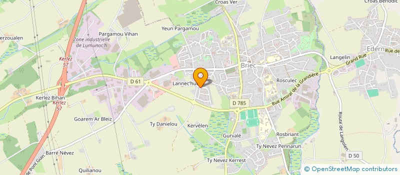 localisation de l'entreprise MONSIEUR UFUK SIMSEK  BRIEC