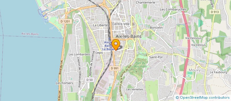 localisation de l'entreprise MONSIEUR UGO ALINEI  AIX-LES-BAINS