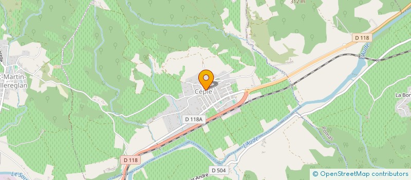 localisation de l'entreprise MONSIEUR UGO AUBERTIN  CEPIE