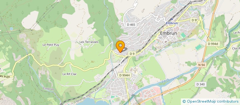 localisation de l'entreprise MONSIEUR UGO BAILLY  EMBRUN