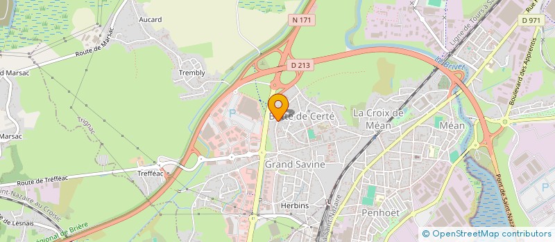 localisation de l'entreprise MONSIEUR UGO BARDIN  TRIGNAC