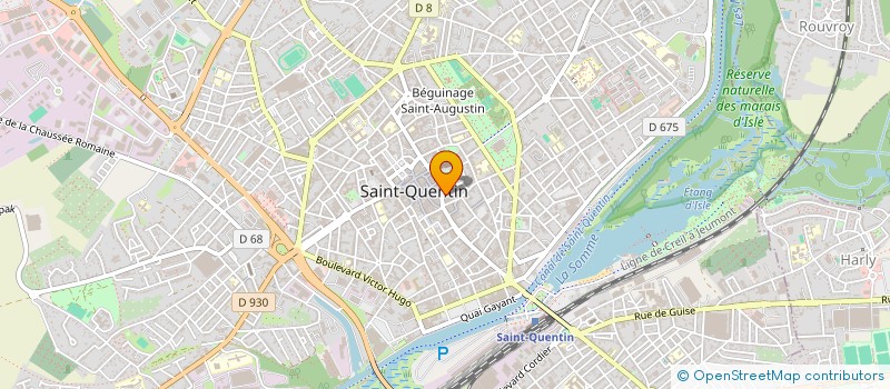 localisation de l'entreprise MONSIEUR UGO BELMAATI CHERKAOUI à SAINT-QUENTIN