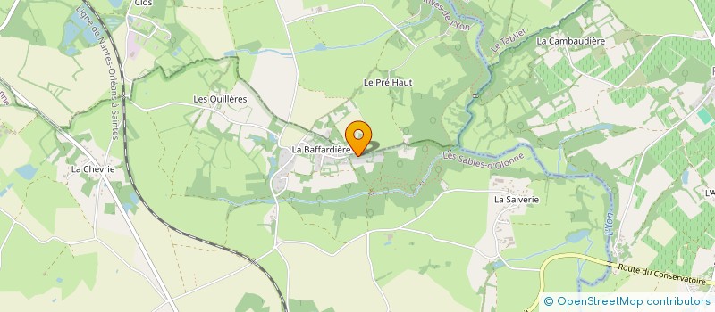 localisation de l'entreprise MONSIEUR UGO BERTHOME  LE CHAMP-SAINT-PERE