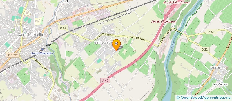 localisation de l'entreprise MONSIEUR UGO BERZAL  SAINT-SAUVEUR