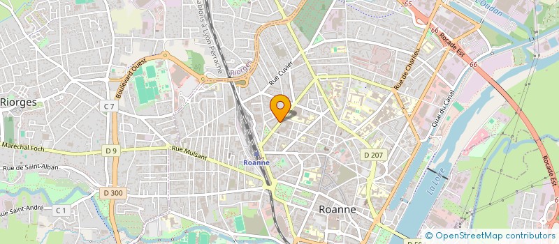 localisation de l'entreprise MONSIEUR UGO BOUILLARD à ROANNE