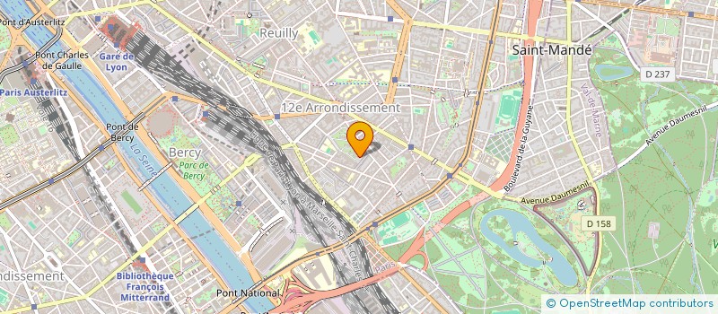 localisation de l'entreprise MONSIEUR UGO BRUCCULERI  PARIS