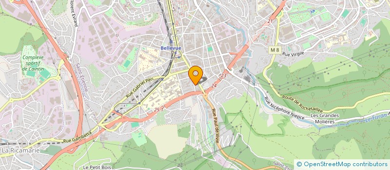 localisation de l'entreprise MONSIEUR UGO BRUNEL  SAINT-ETIENNE