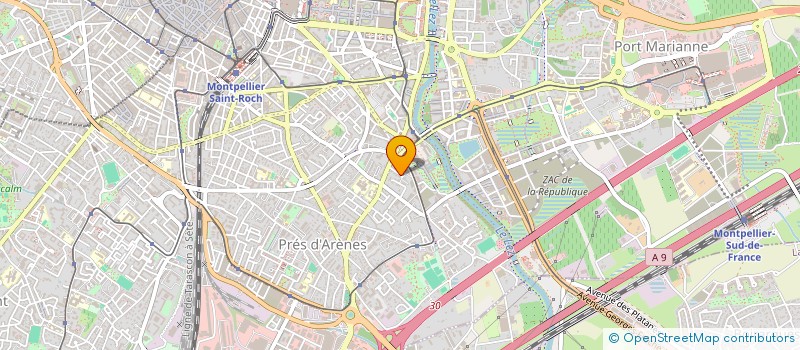 localisation de l'entreprise MONSIEUR UGO BUSSI à MONTPELLIER