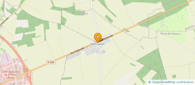 localisation de l'entreprise MONSIEUR UGO CELLE  CAMON