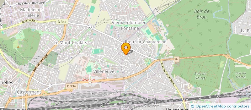 localisation de l'entreprise MONSIEUR UGO CHAMBAULT  BROU-SUR-CHANTEREINE