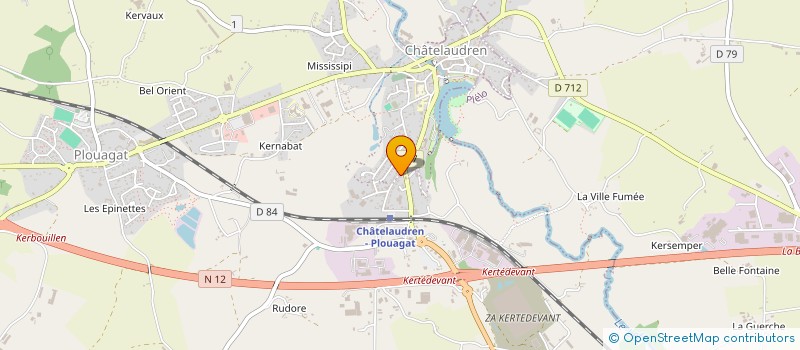 localisation de l'entreprise MONSIEUR UGO CHARLES  SAINT-BRIEUC