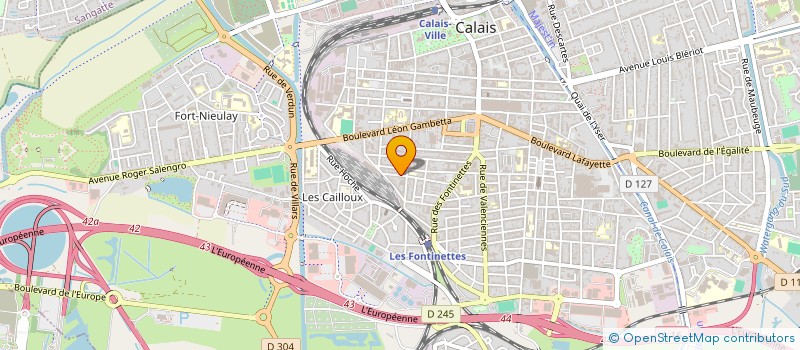 localisation de l'entreprise MONSIEUR UGO CHARLIAC  CALAIS