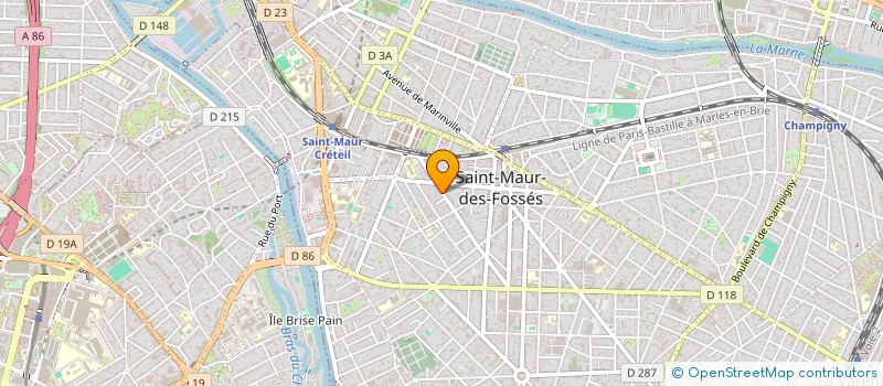 localisation de l'entreprise MONSIEUR UGO CHAUMETTE  SAINT-MAUR-DES-FOSSES