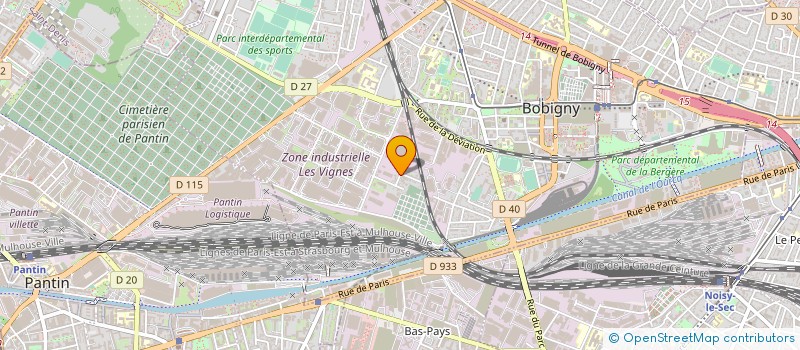 localisation de l'entreprise MONSIEUR UGO CIREDDU à BOBIGNY